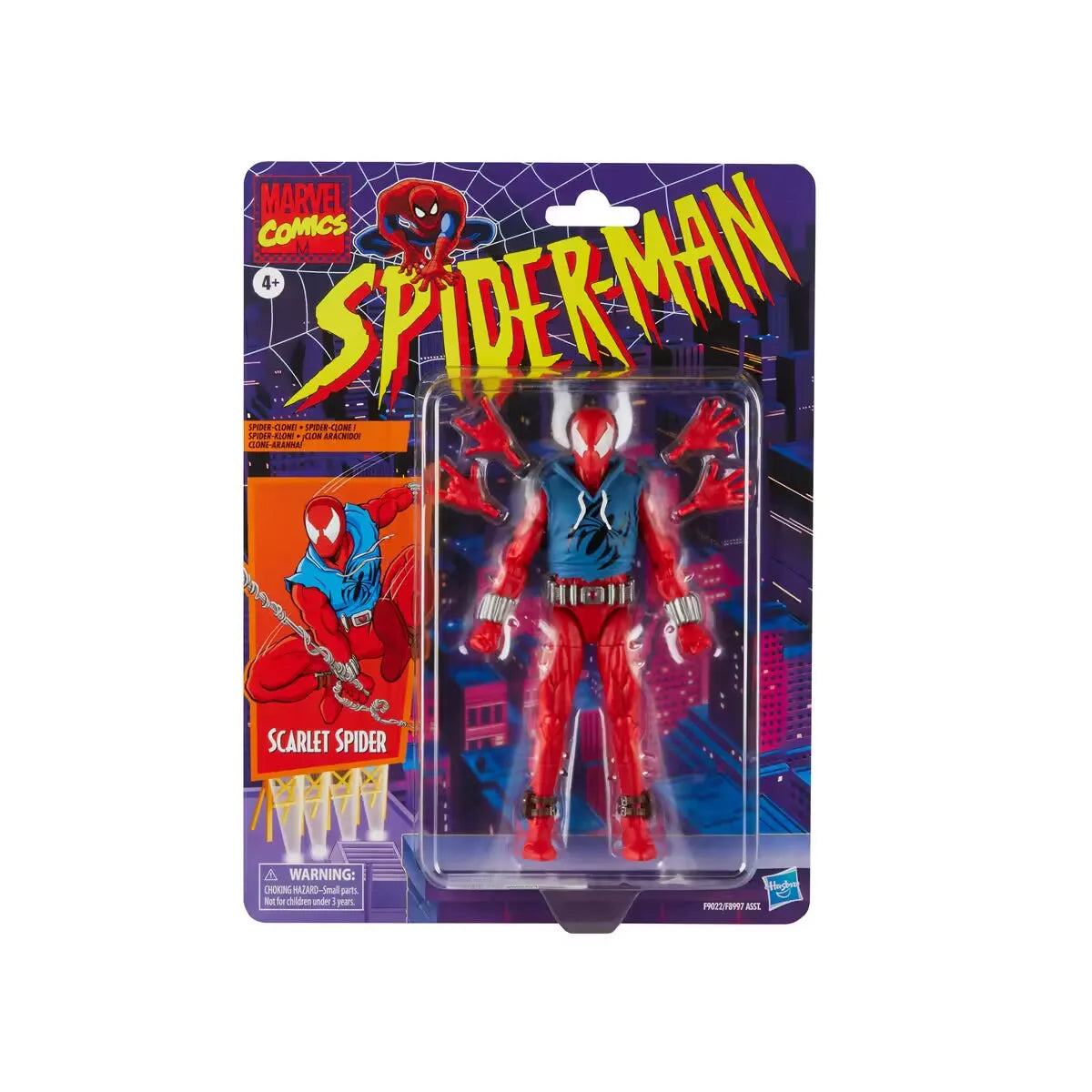 Marvel Legends Retro Spider-shot Scarlet Last Stand Spiderman  Jack O'lantern Hallows' Eve Tombstone 6" Action Figure Toy
