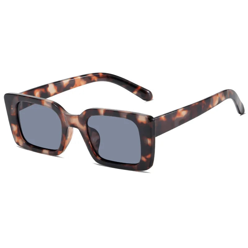 JNPCXI Fashion Square Women Luxury Sunglasses Retro Rivets Men Candy Color Shades UV400 Sun Glasses