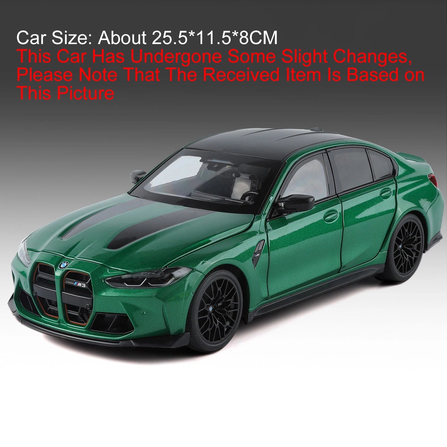 1:18 M3 CS LCI X5M Diecast Model Alloy Toys Car Doors Opened Front Wheel Steering Folding Rearview Mirror Cars Desktop Ornaments