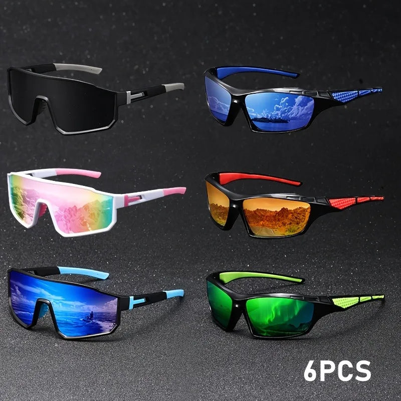 6PCS Men's High Definition Combination Set Multi Color, Daily Leisure Street Photography Shopping Photography Props