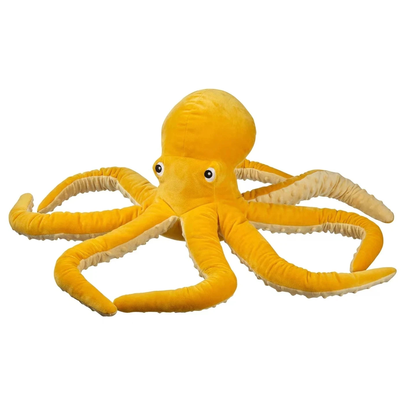Simulation Yellow Octopus Plush Toy Lifelike Stuffed Animals Plushies Doll Cartoon Soft Pillow for Girls Boys Birthday Gifts
