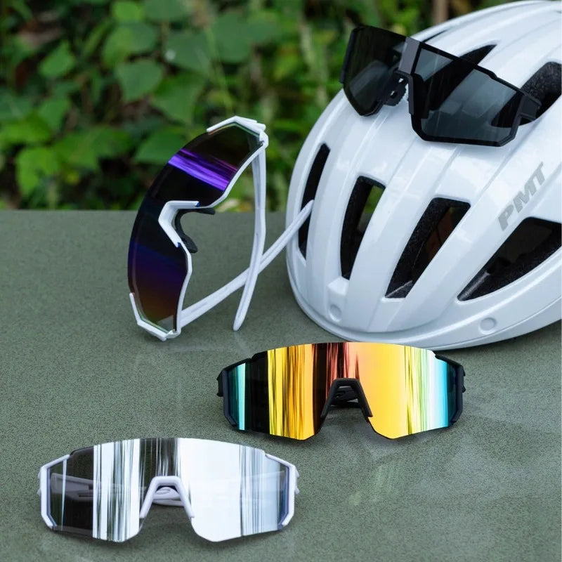 New Large Frame Sunshade Fashionable Glasses with Integrated Sunglasses for Men and Women Suitable for Travel