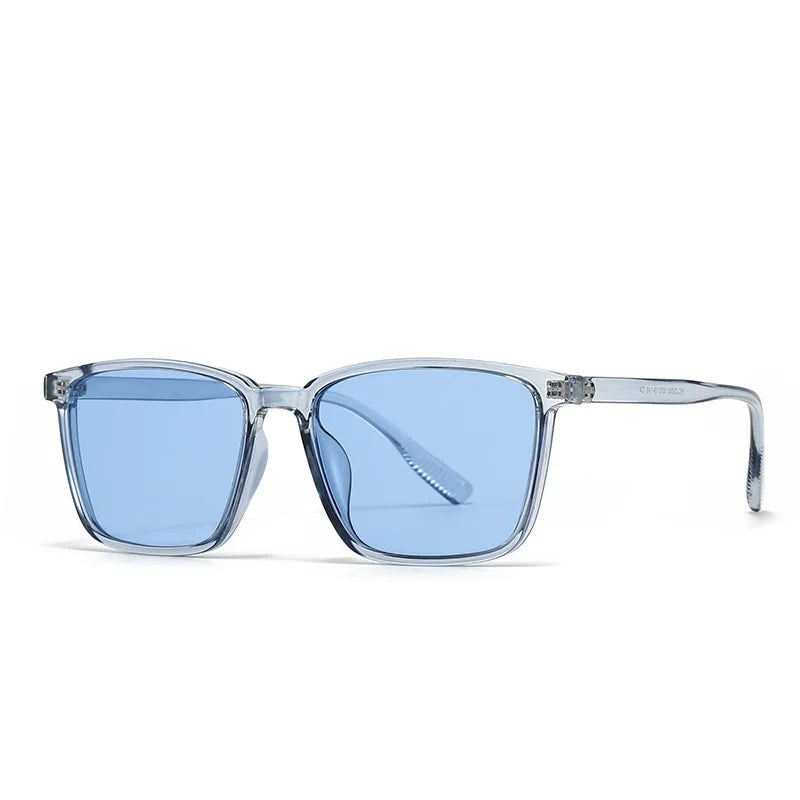 JNPCXI New Fashion Square Sunglasses Women Shades UV400 Green Leopard Retro Rivets Men Trending Sun Glasses Shades UV400