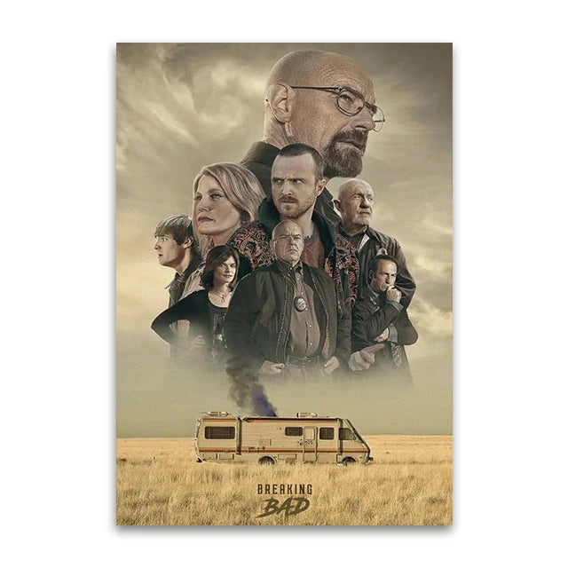 Breaking Bad TV Canvas Wall Art Print Poster Movie Art Decor Painting Unframed26