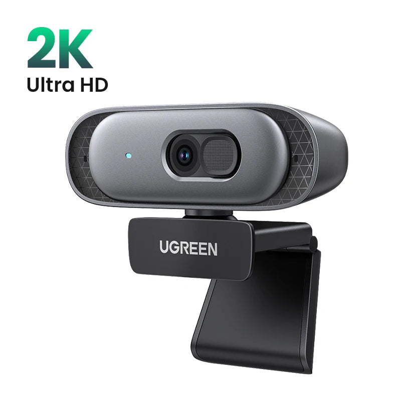 USB Webcam 2KHD Mini Webcam Laptop Web Camera Dual Microphones for Youtube Video