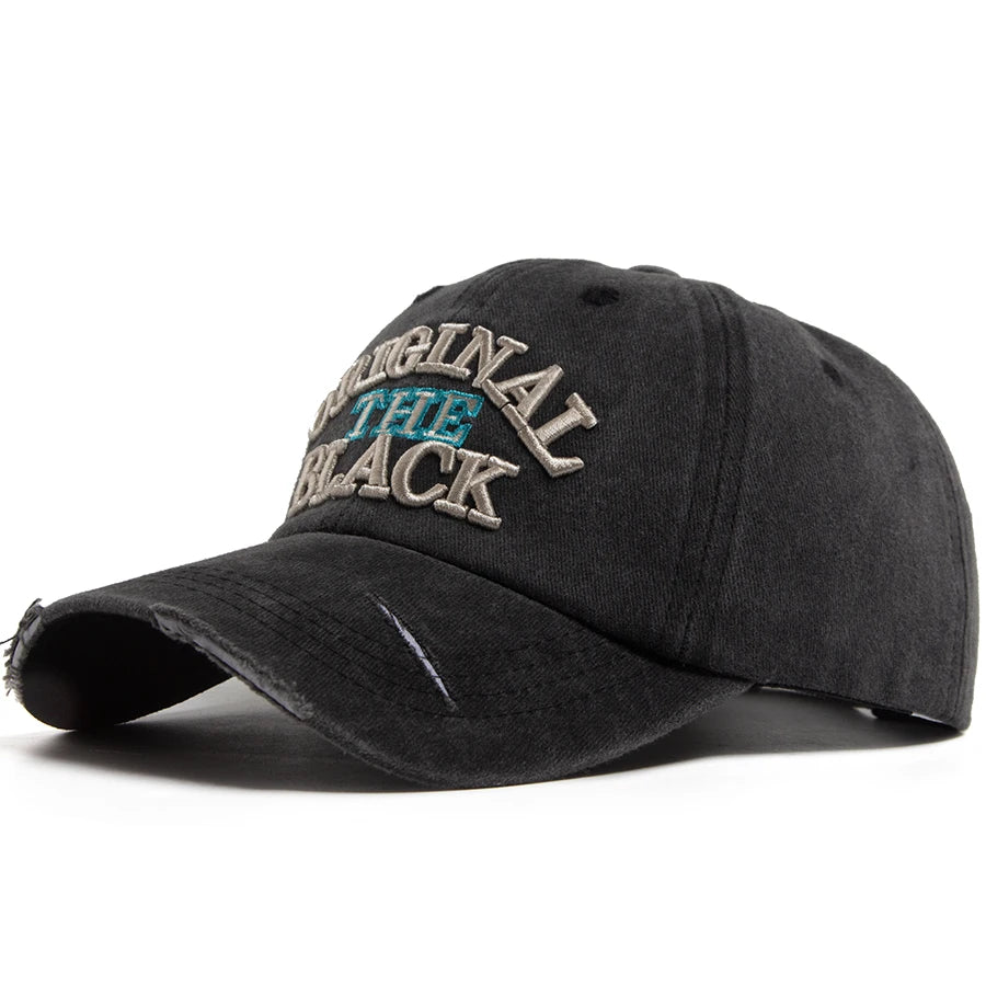 Vintage Baseball Cap Men Women Letter Embroidery Snapback Spring Summer Washed Cotton Hat Visor Fashion Caps For Daily Casual