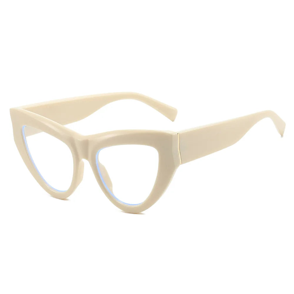 JNPCXI New Cat Eye Colorful Women Glasses Frame Fashion Purple Leopard Clear Anti Blue Light Eyewear Men Optical Frame