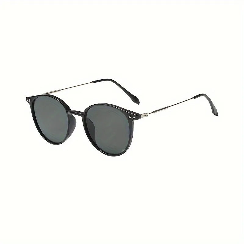 1pc Fashionable Trendy Glasses Retro Plain Fashion Glasses