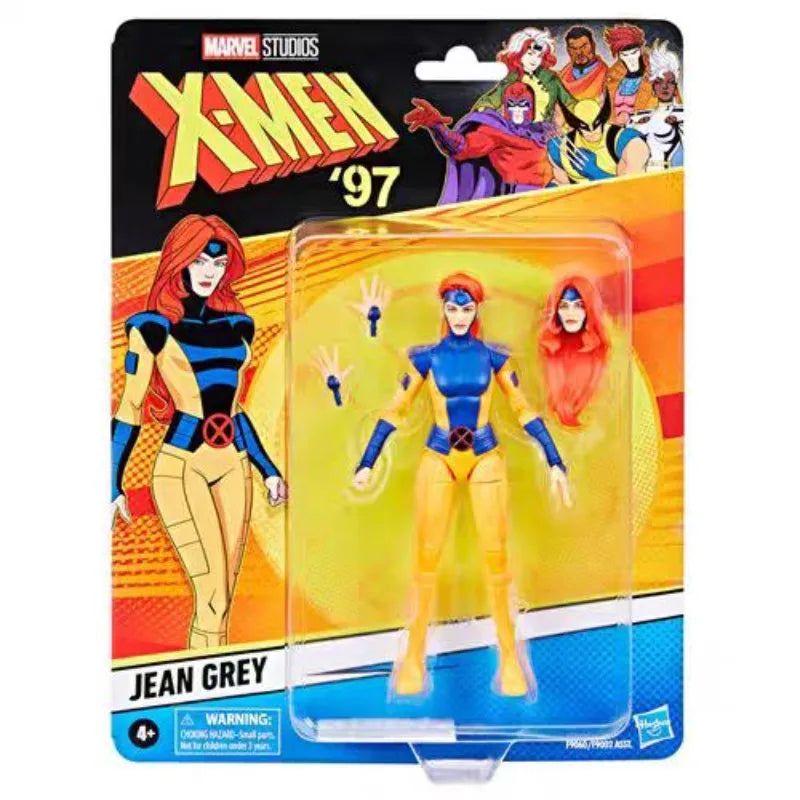 Original Hasbro Marvel Legends Series X-Men '97 Jean Grey Anime Figure Model Toys Ornaments