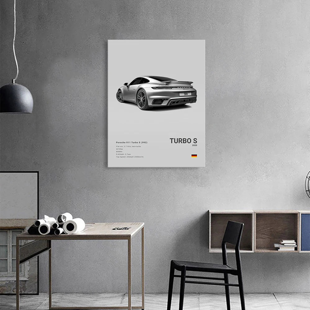 2019 SVJ Lamborghini Famous Brand Cars Canvas Wall Art Poster Print Room Decor