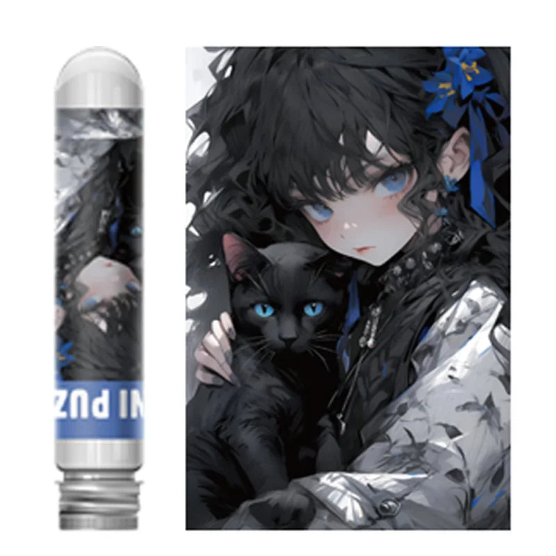 150pcs Mini Puzzle Adult Edition High Difficulty Super Difficult 150 Pieces Pocket Test Tube Advanced Puzzle Adult Puzzle Jigsaw