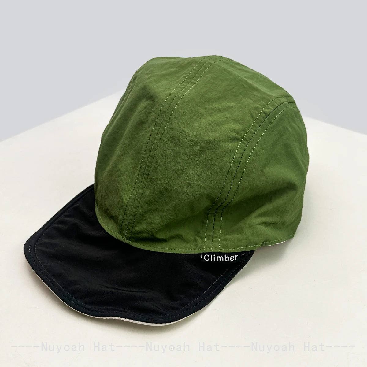 New Men Women Quick Drying Korean Letters Baseball Hats Sunshade Color Block Breathable Double-sided Wear Peaked Caps Versatile