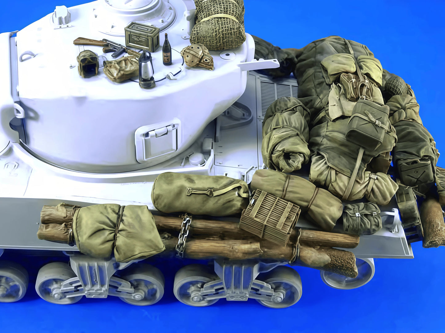 1:35 Cast Resin Model, Scene Model Making Sherman Stowages Set Gk, Uncolored Model
