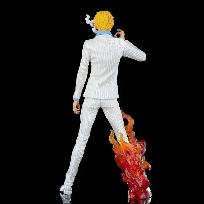 12.6" One Piece Anime Sanji Action Figure Vinsmoke Sanji Figma PVC Model Statue