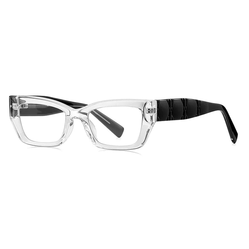 JNPCXI TR90 Butterfly Simple Design Women Anti-Blue Light Reading Eyeglasses Myopia Prescritption Computer Eyewear