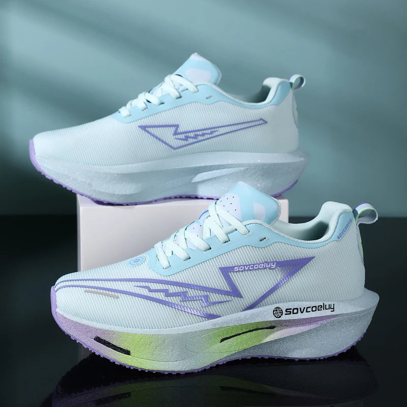 Marathon Running Shoes Men Unisex Speciality Sports Breathable Lightweight Carbon Board Women's Comfor Athletic Nonskid Sneakers