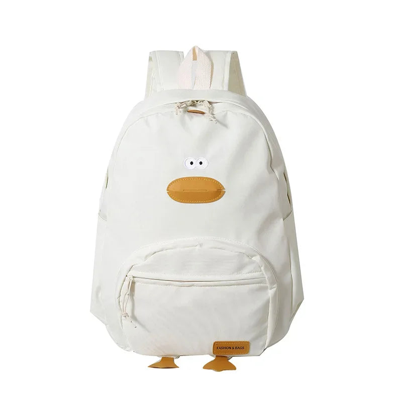 New Cartoon Duck Backpack Designer Cute Travel Bag Female College Student Versatile Korean Edition Girls' School Bag рюкзак