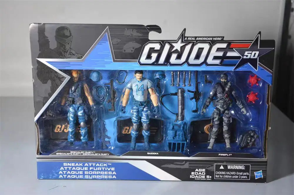 Original Hasbro G.I. Joe Classified Series A REAL AMERICAN HERO Specialist Dusty/bazooka/firefy Anime Figure Model Collection