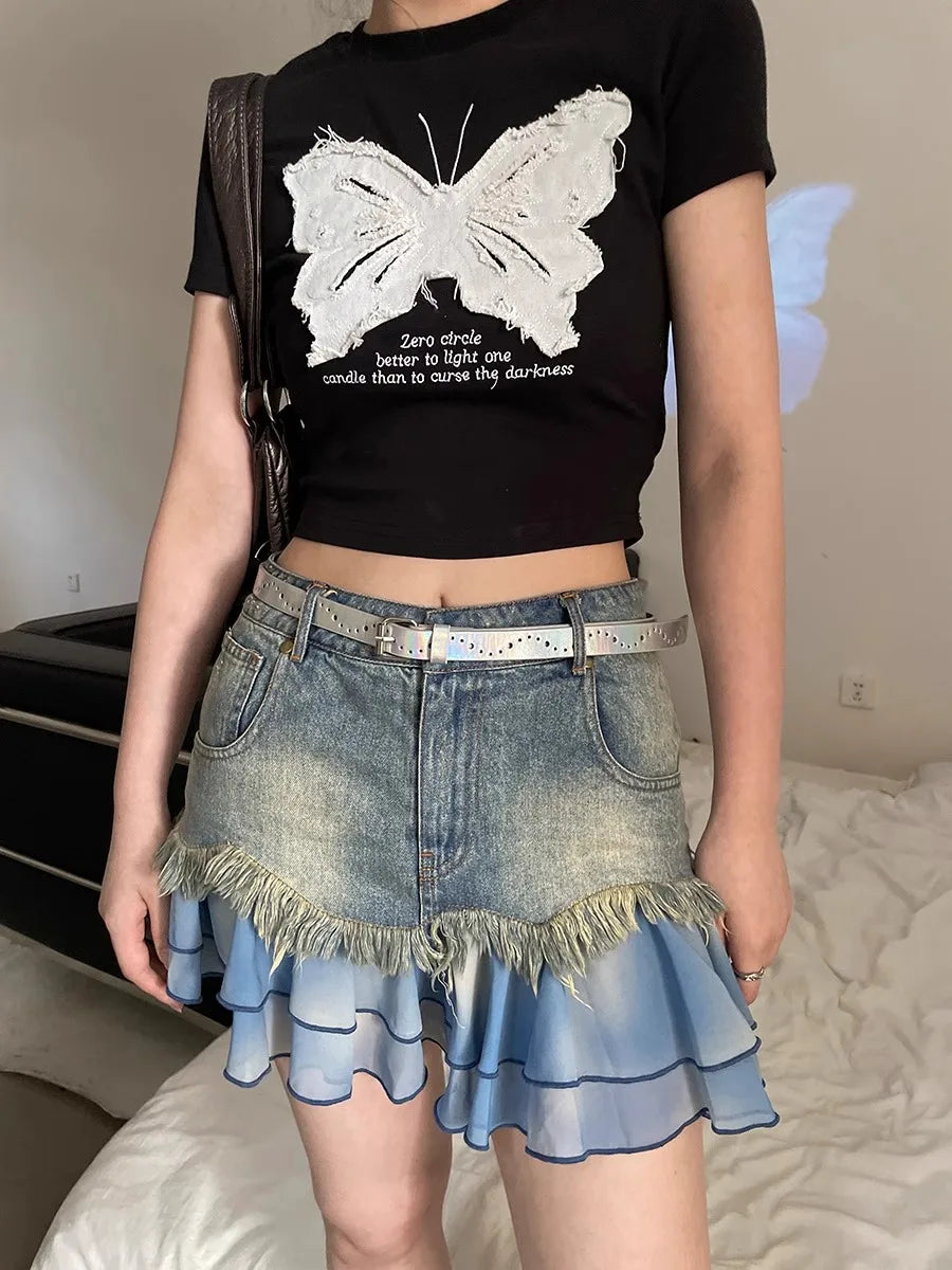 Y2k Millennium Spice Girl Style Pink Star Waist Belt For Women 2025 New Summer Korean Version Versatile Thin Leather Belt INS