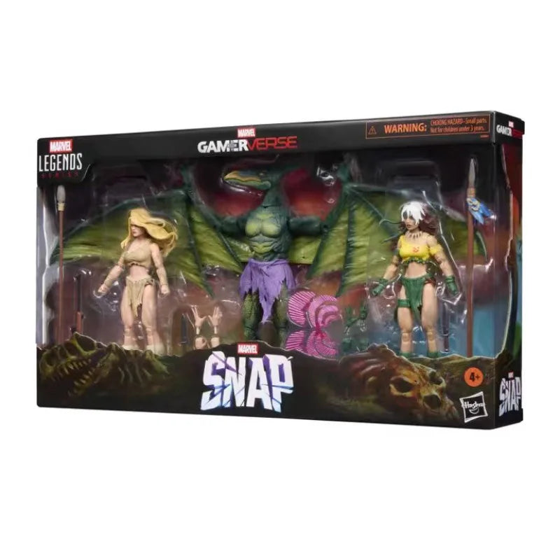 Original Hasbro Marvel Legends Series Gamerverse Shanna The She-Devil Rogue Sauron Anime Figures Toys Collection Models