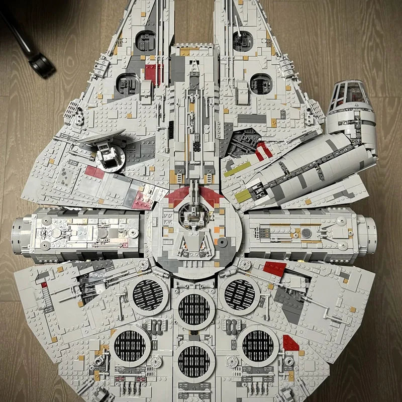 7541 Pcs The Large Millennium Ship Falcon Building Star War Blocks Bricks