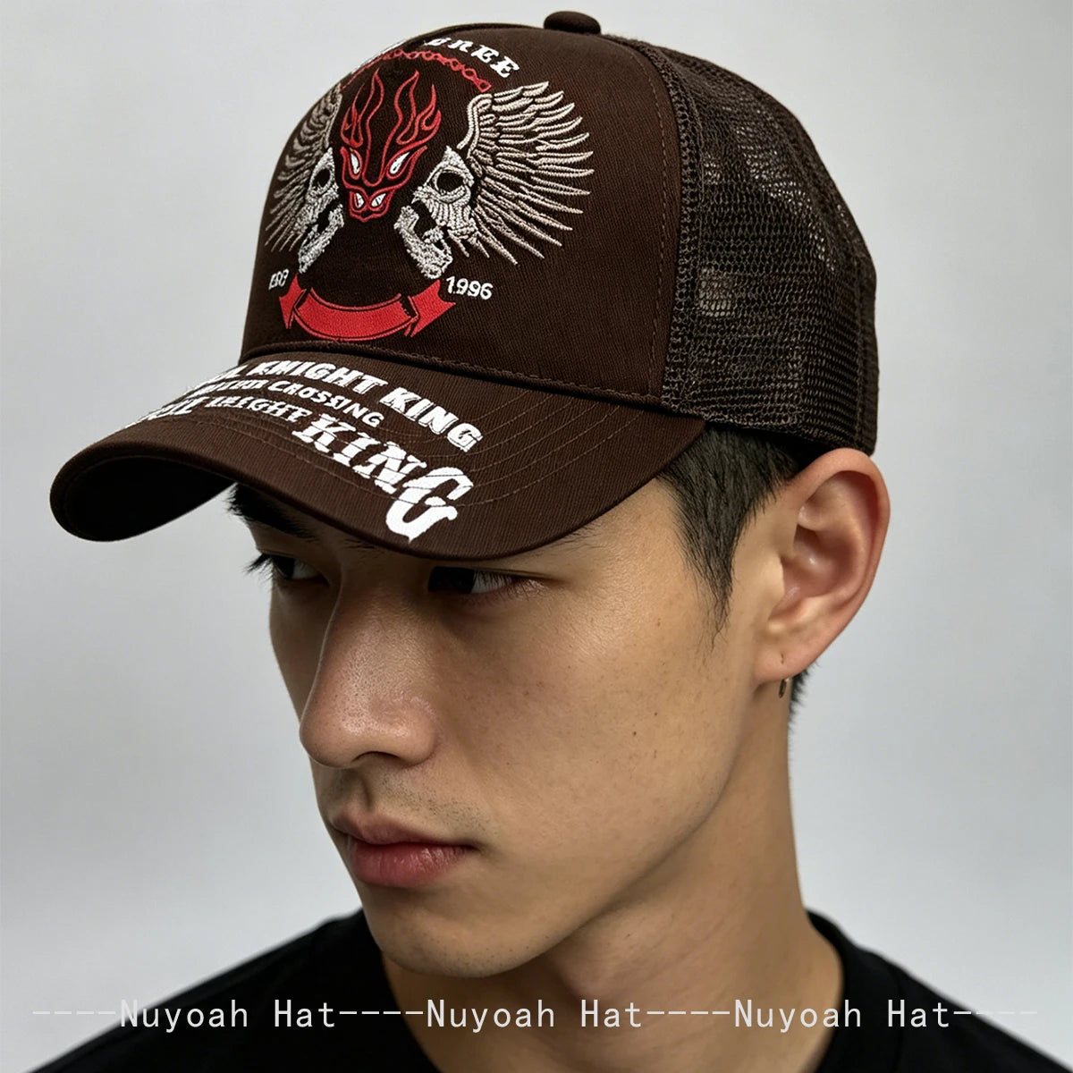 New Men Women Hip Hop Soul Knight King Embroidery Baseball Hats Breathable Personal Sunshade Trucker Caps Street Versatile ins