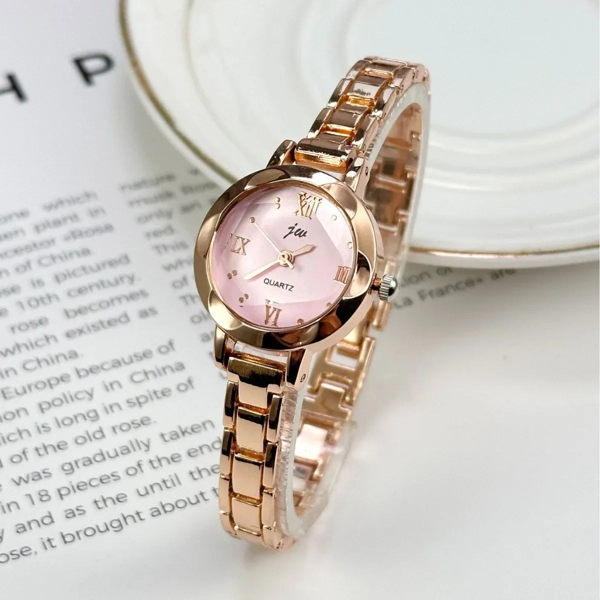 L Luxury Ladies Small Dial Watch for Women Silver Stainless Stee Wristwatch Dress Women's Quartz Bracelet Clock Gift Relogio