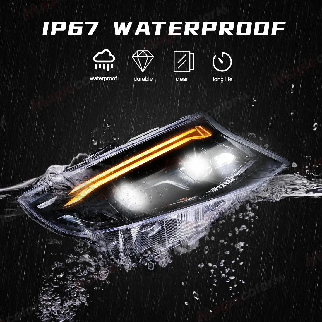 Head Lamp For Mercedes Benz Vito W447 2016 2017 2018 2019 2020 2021 2022 2023 2024 LED Headlights Driving Turn Signal Lamps DRL