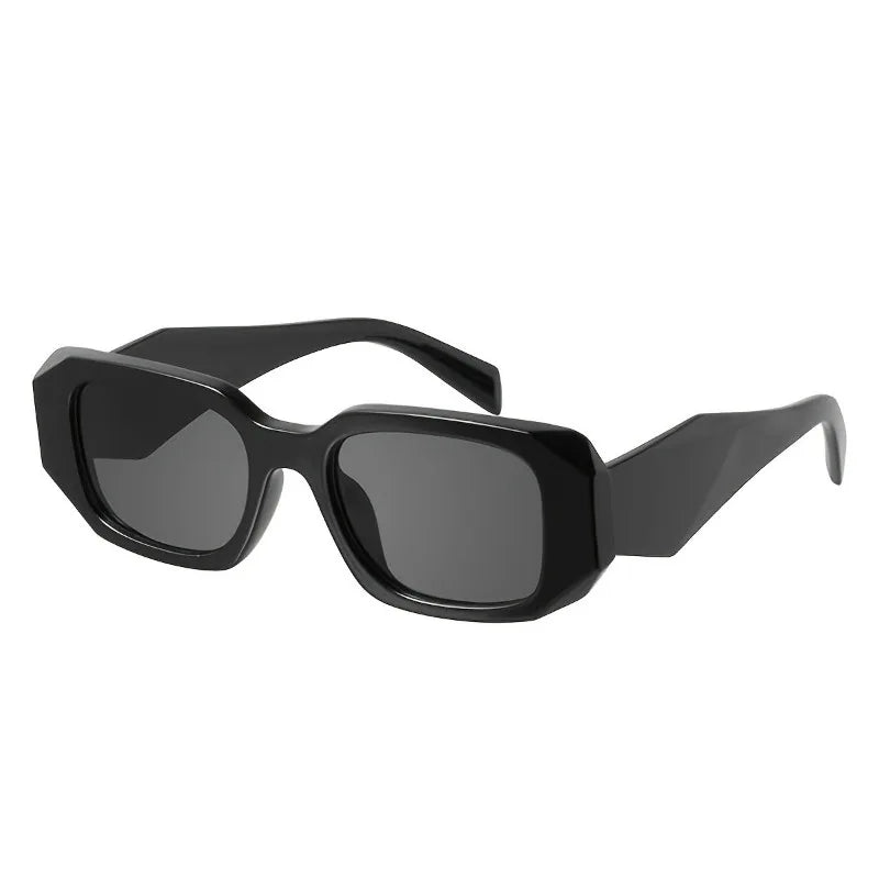 Stylish Rectangular Fashion Glasses for Men & Women Perfect for Parties Nightclubs Durable PC Frame Decorative Glasses