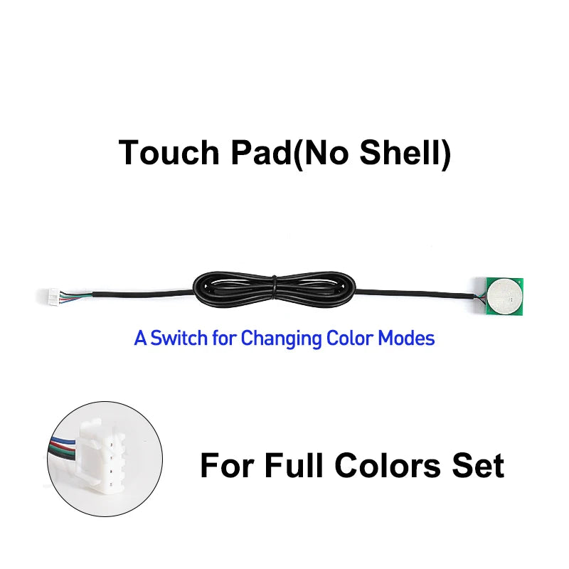 Extension Wire Cable / Color Changing Switch for 18 in 1 14 in 1 10 in 1 6 in 1 Full Colors RGB Car Ambient Light Accessories