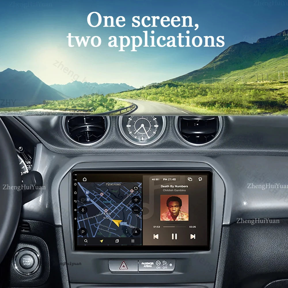 Android 16 Auto Carplay Stereo For Suzuki Vitara 2015 2016 2017 2018 2019 Car Radio Multimedia Video Player Navigation Gps WIFI