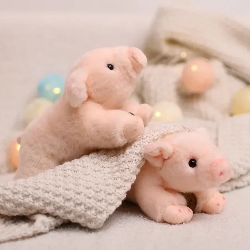 Cute Lifelike Pig Plush Toy Stuffed Soft Animal Simulation Piggy Doll for Girls Toys for Boy Birthday Gift