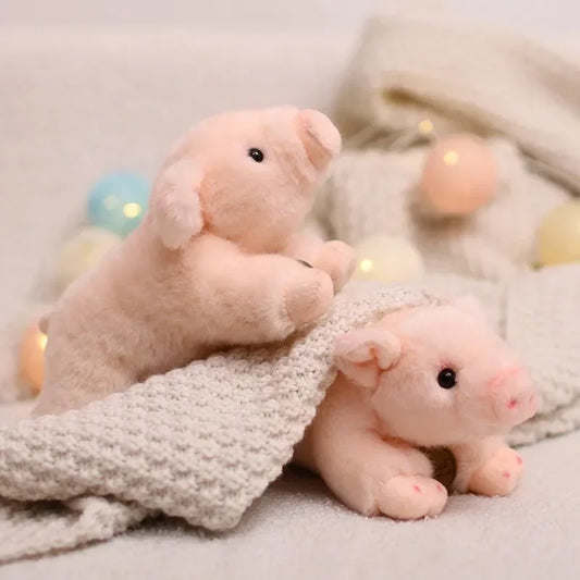 Cute Lifelike Pig Plush Toy Stuffed Soft Animal Simulation Piggy Doll for Girls Toys for Boy Birthday Gift