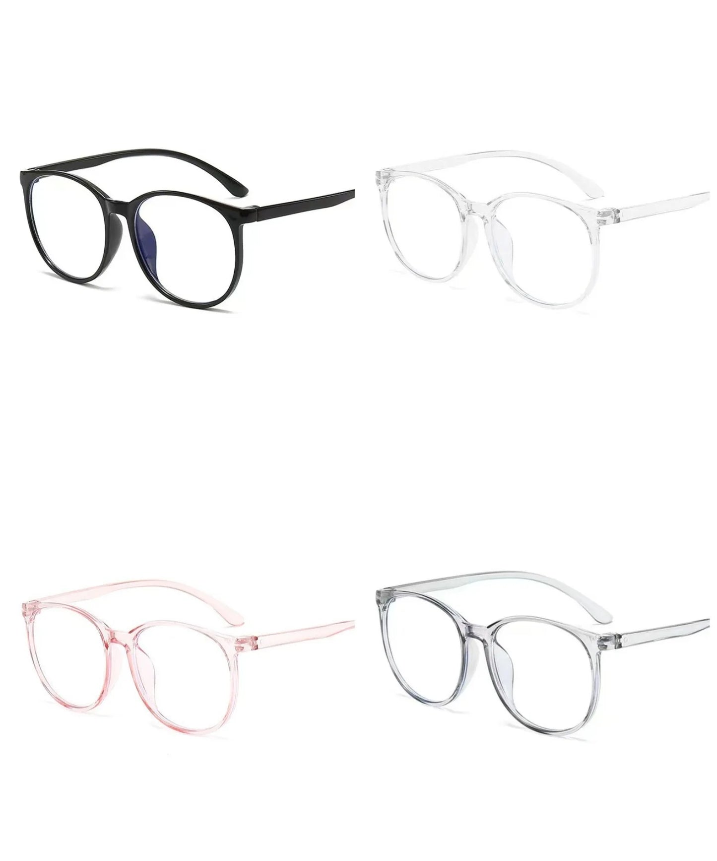 Anti-blue Light Optical Glasses Unisex Myopia Glasses Retro Ultra-light Large Square Frame