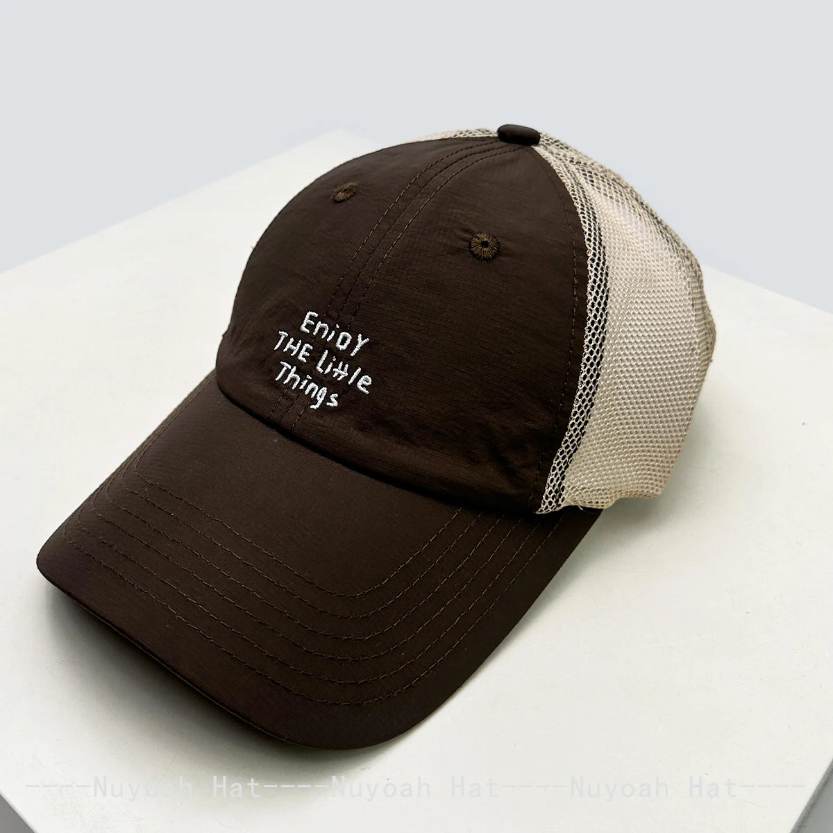 New Men Women Simple Mesh Embroidered Letters Baseball Hats Sunshade Quick-dry Breathable Korean Peaked Caps Versatile Fashion