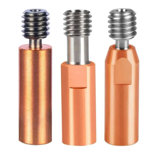 CR10 All Metal Heatbreak, Bi-Metal Titanium + Copper Throat Tube Replacement for Creality 3D Printer CR10 S4 S5 Ender 3 V2 Ender