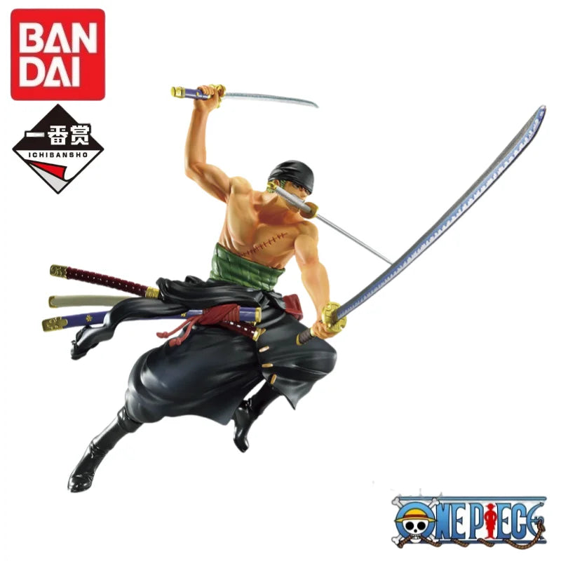 Special OfferIn Stock Original Bandai Ichiban Kuji King Roronoa Zoro Marco Benn Beckman Charlotte Katakur Anime Figures Toys for