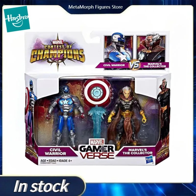 Original Hasbro Marvel GAMER VERSE CIVIL WARRIOR & THE COLLECTOR Action Toy Figure