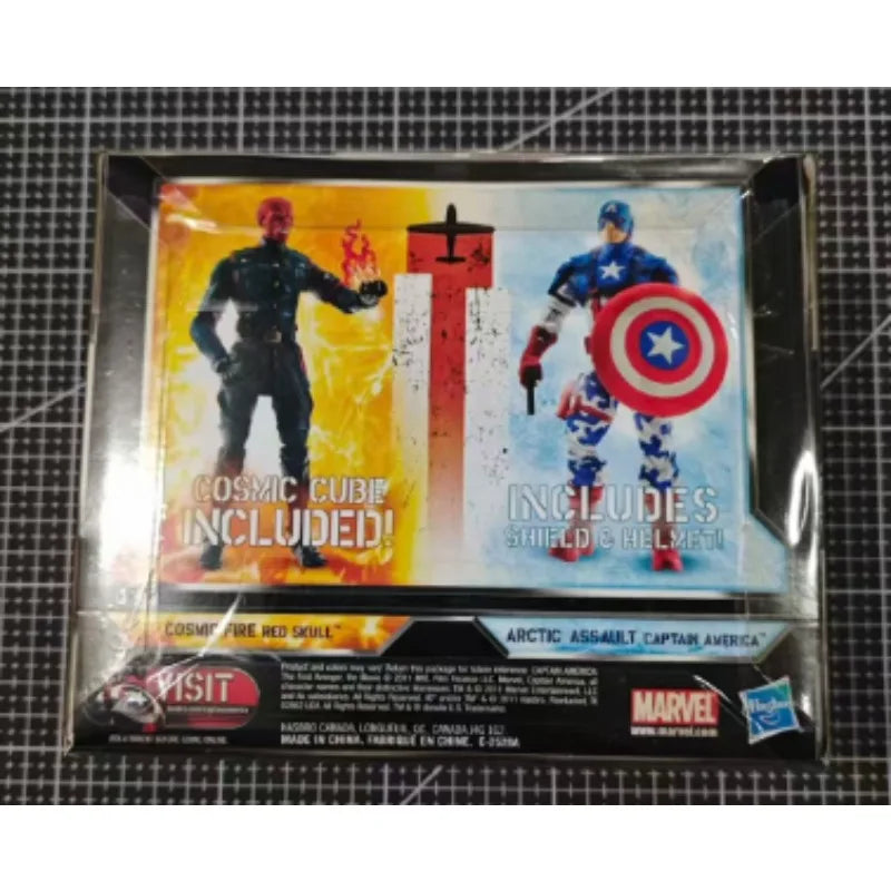 Original Hasbro Marvel Legends Series RED SKULL/Captain America Anime Figure Toys Model Collection