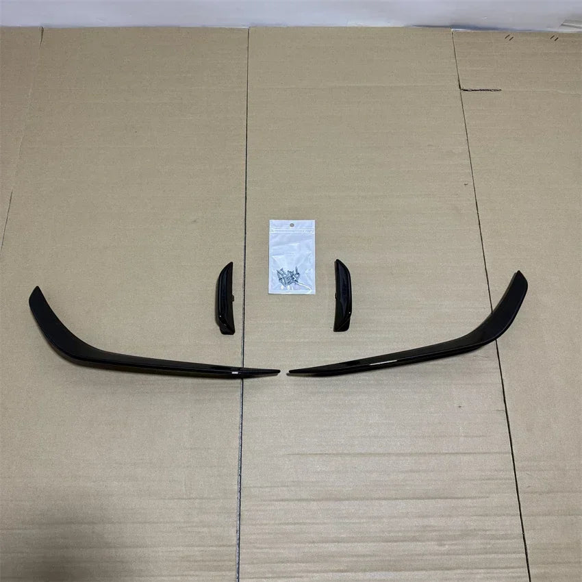 For Mercedes Benz CLA C118 CLA45 AMG 2020-2023 Car Front Bumper Side Spoiler Splitter Fog Lamp Grille Canards Vents Body Kit