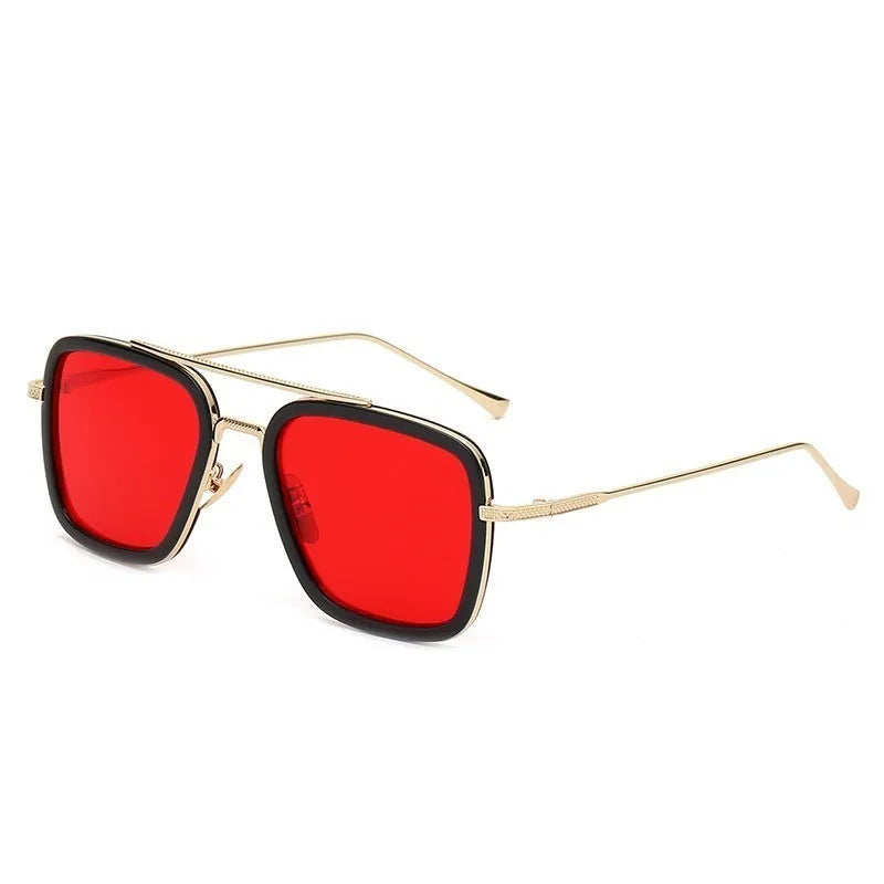Retro Metal HD Polarized Punk Steampunk Sunglasses For Women Men,Vintage Sun Glasses