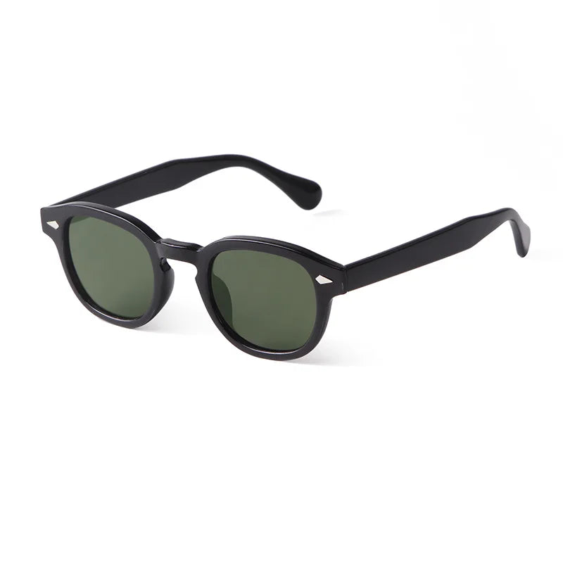 JNPCXI Fashion Gradient Blue Round Sunglasses for Women Men Vintage Tortoise Square Sun Glasses Lunettes De Soleil