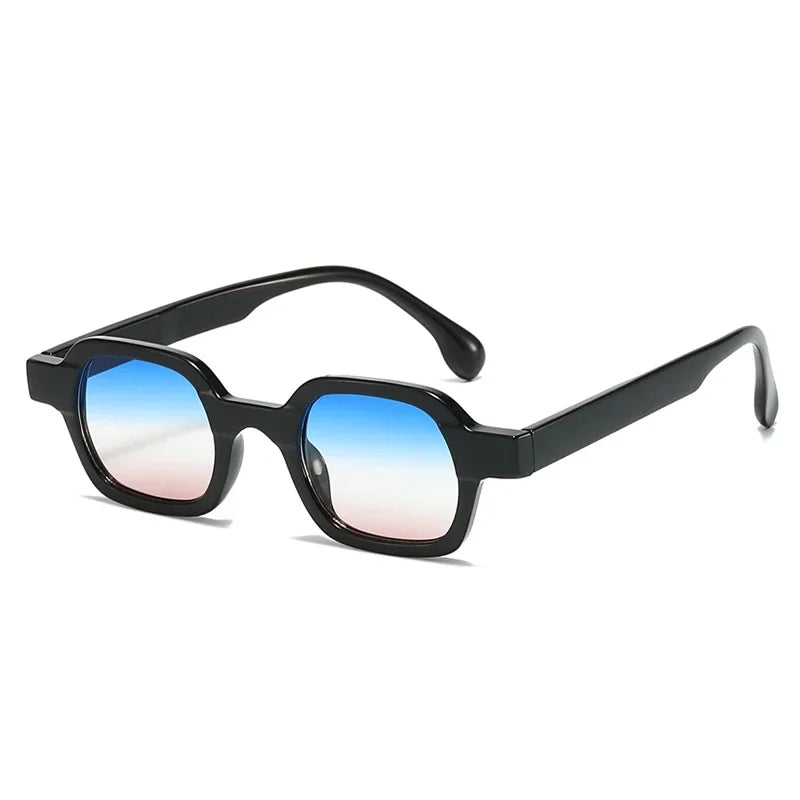 JNPCXI Fashion Small Polygon Square Women Sunglasses Retro Gradient Men Shades UV400 Sun Glasses