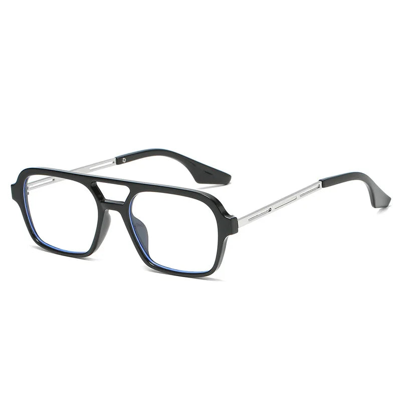 JNPCXI Quality Fashion Double Bridges Women Square Sunglasses Fashion Men Ocean Film Shades UV400 Trending Sun Glasses
