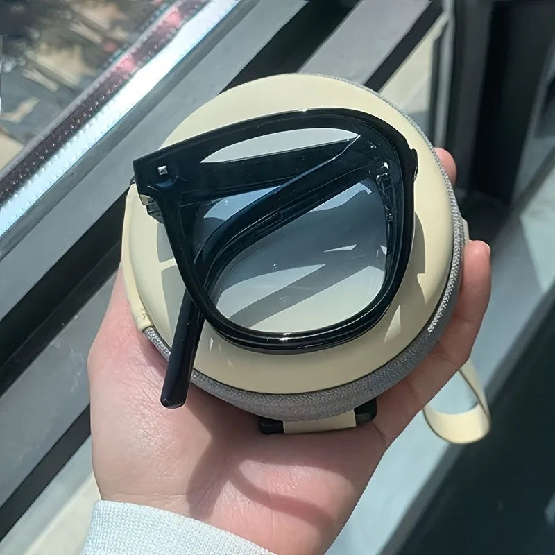 Foldable UV Protection Sunglasses Fashion Folding Sunshade Glasses Men and Women Shades Eyeglass