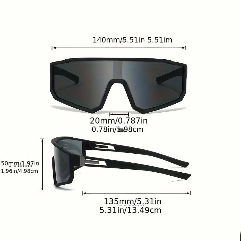 2pcs Unisex Fashion Glasses Durable and Lightweight Stylish Design with Colorful Accents