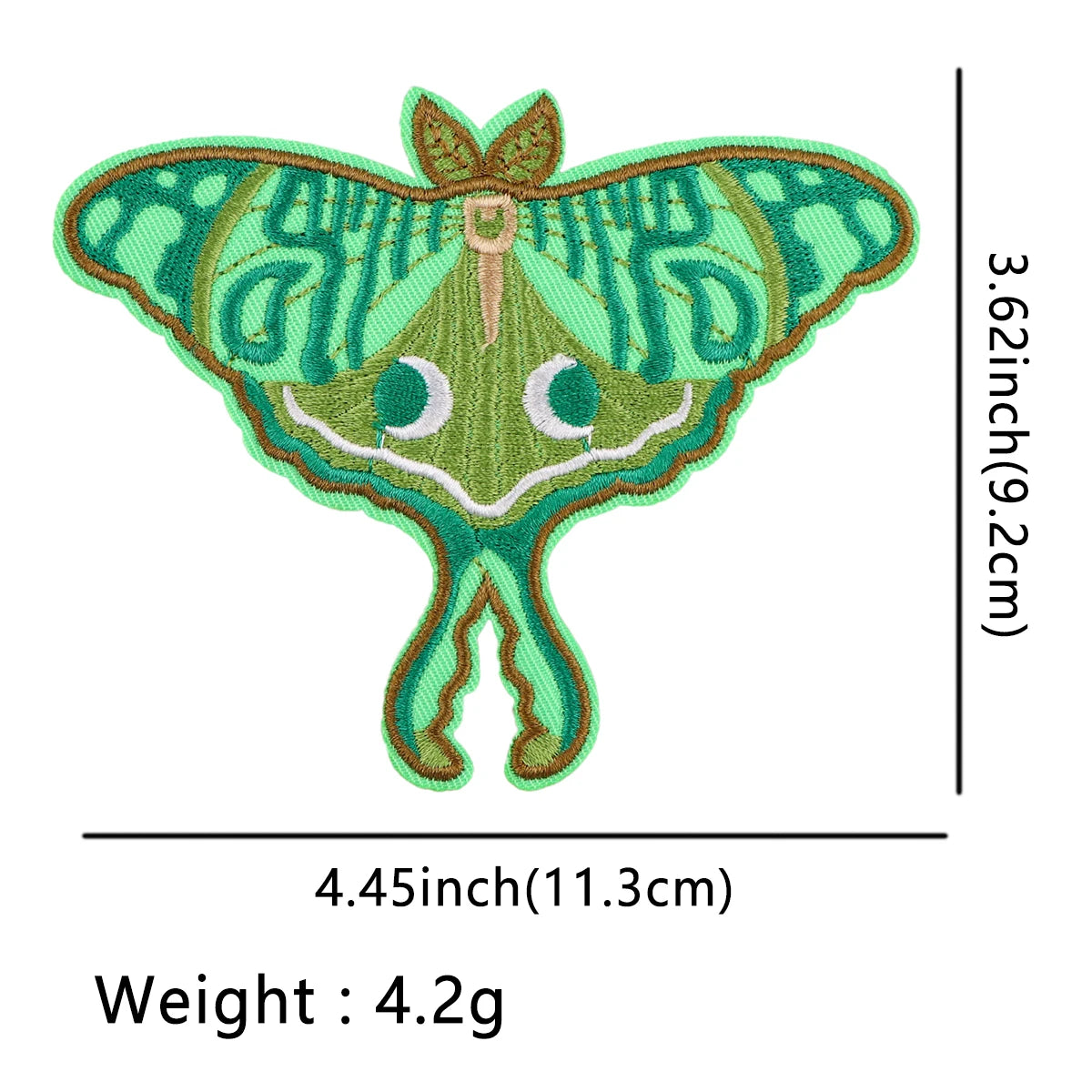 Butterfly Patches Embroidery Badges Iron On Patches On Clothes DIY Dress Jeans Hat Clothing Accesories Moth Applique Stickers