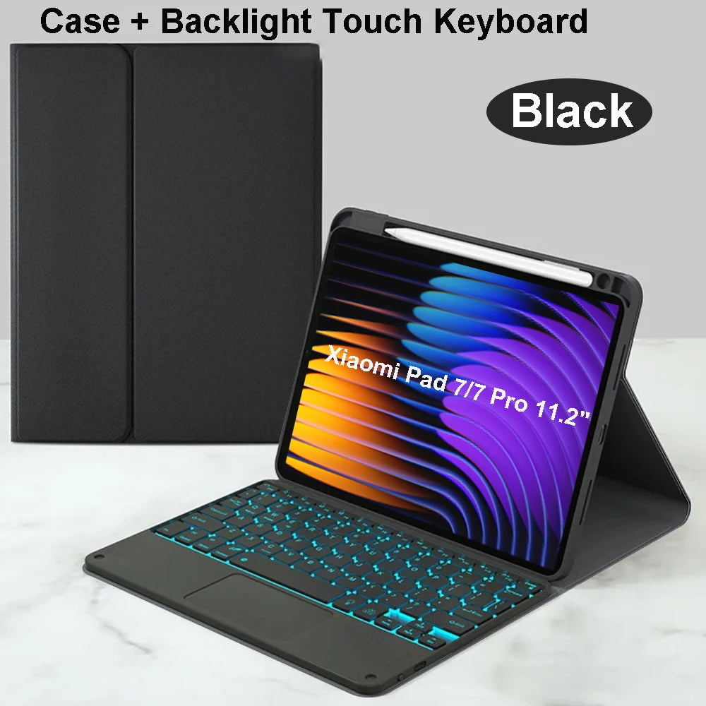 Xiaomi Pad 7 11.2 inch, Bluetooth keyboard + Mouse, Multi-Language Keyboard