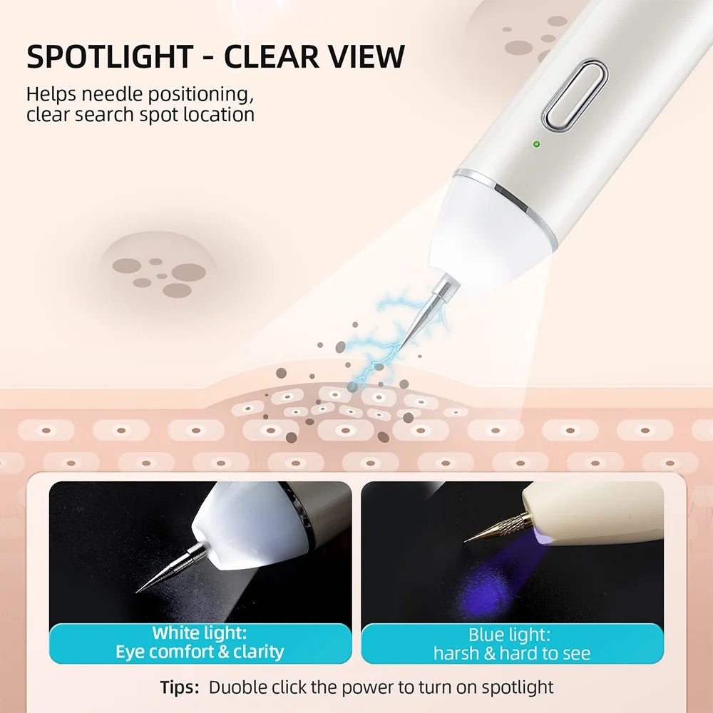 10 Level Laser Plasma Pen With Spotlight Skin Mole Remover Skin Dark Spot Freckle Warts Tag Tattoo Removal Laser Pen Skin Care
