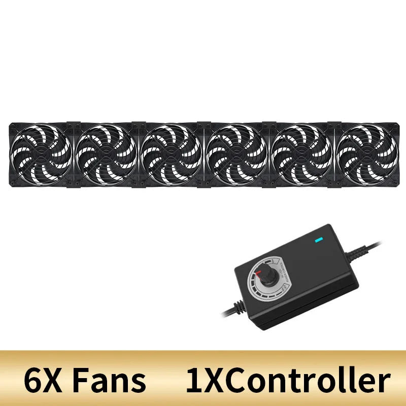 EU Plug 120mm 3000RPM Cooling Fan 12V/220V Mining, Server, Cabinet, Workstation